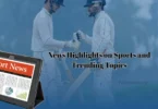 news highlights on sports and trending topics